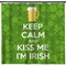 Kiss Me I'm Irish Shower Curtain (Personalized) (Non-Approval)