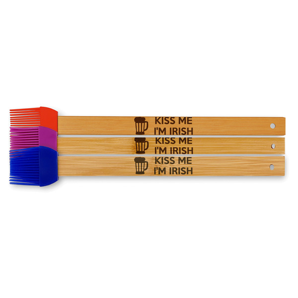 Custom Kiss Me I'm Irish Silicone Brush