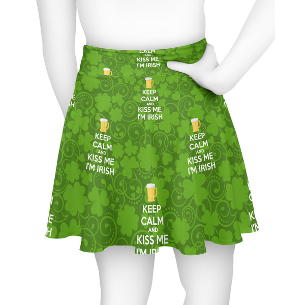 Kiss Me I'm Irish Skater Skirt - Back