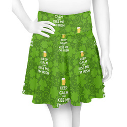 Kiss Me I'm Irish Skater Skirt - X Large (Personalized)