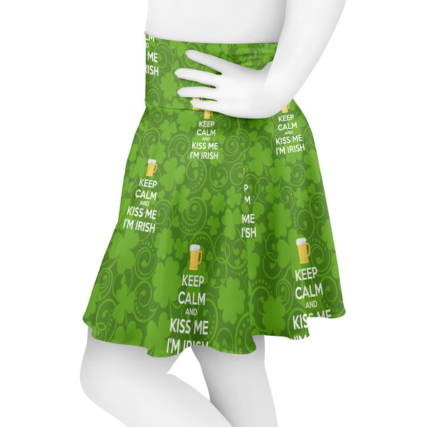 Kiss Me I'm Irish Skater Skirt - Side