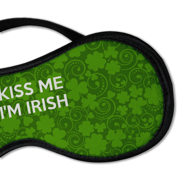 Kiss Me I'm Irish Sleeping Eye Mask - DETAIL Large