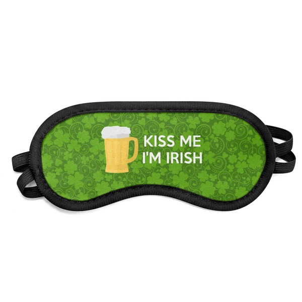 Custom Kiss Me I'm Irish Sleeping Eye Mask - Small