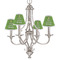 Kiss Me I'm Irish Small Chandelier Shade - LIFESTYLE (on chandelier)