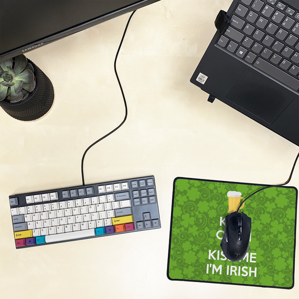 Kiss Me I'm Irish Small Gaming Mats - LIFESTYLE