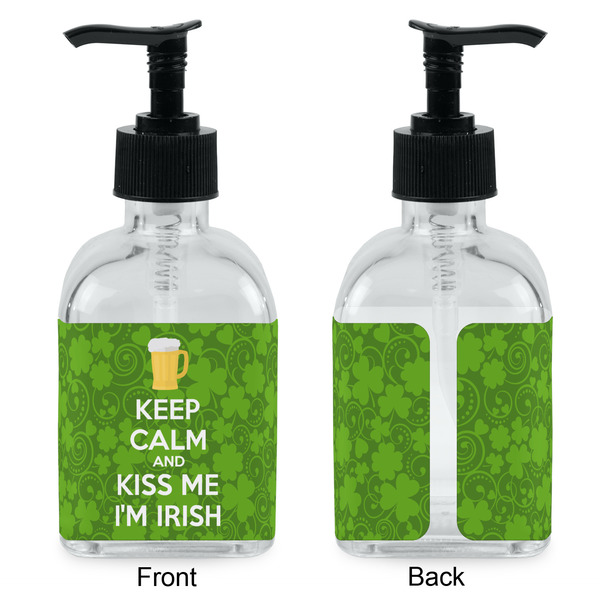Kiss Me I'm Irish Glass Soap/Lotion Dispenser - Approval