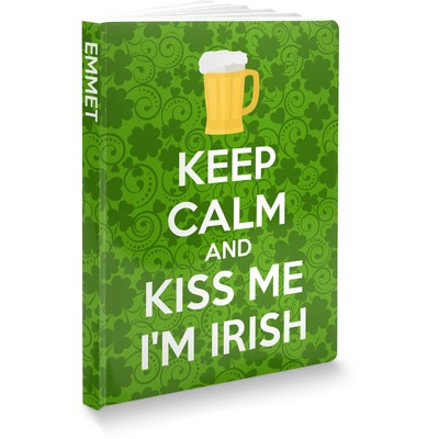 Kiss Me I'm Irish Softbound Notebook (Personalized)