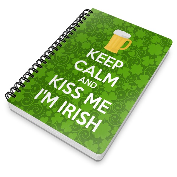 Kiss Me I'm Irish Spiral Journal 7 x 10 - Main