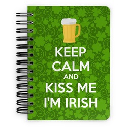 Kiss Me I'm Irish Spiral Notebook - 5x7