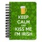 Kiss Me I'm Irish Spiral Notebook - 5x7