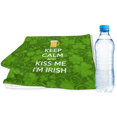 Kiss Me I'm Irish Sports & Fitness Towel (Personalized)