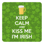 Kiss Me I'm Irish Square Decal (Personalized)