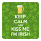Kiss Me I'm Irish Square Decal