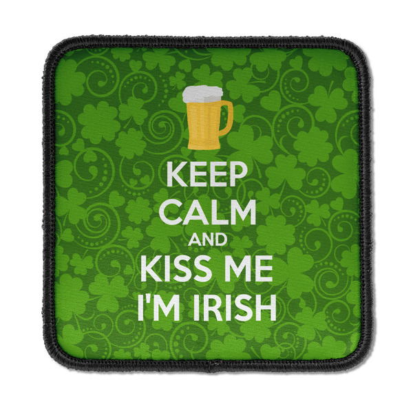 Custom Kiss Me I'm Irish Iron On Square Patch
