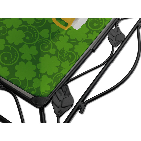 Kiss Me I'm Irish Square Trivet - Detail