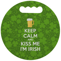 Kiss Me I'm Irish Stadium Cushion (Round) (Personalized)
