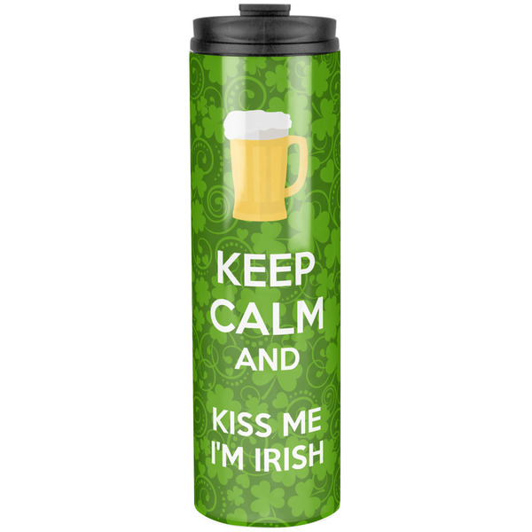 Kiss Me I'm Irish Stainless Steel Tumbler 20 Oz - Front