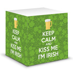 Kiss Me I'm Irish Sticky Note Cube (Personalized)