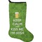 Kiss Me I'm Irish Holiday Stocking - Neoprene