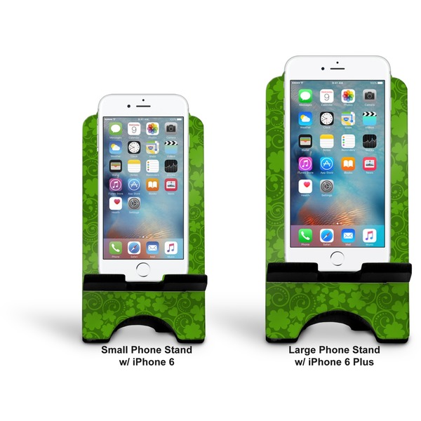 Kiss Me I'm Irish Stylized Phone Stand - Comparison