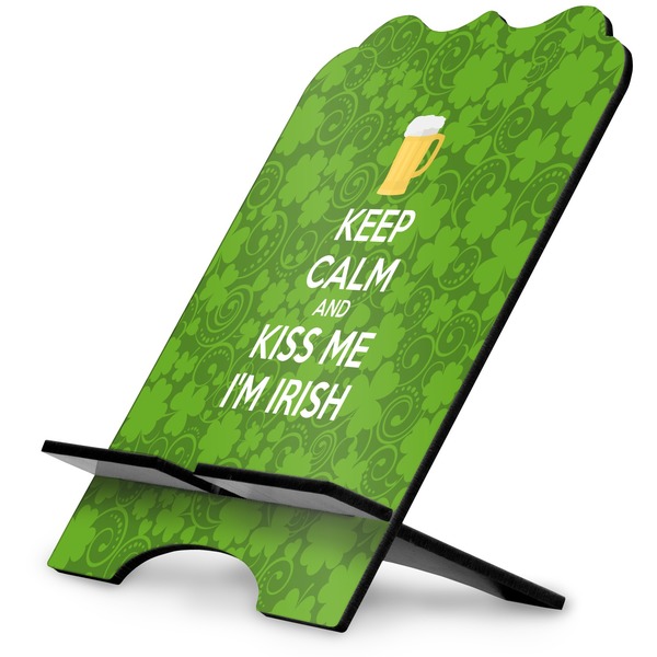 Custom Kiss Me I'm Irish Stylized Tablet Stand (Personalized)