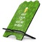 Kiss Me I'm Irish Stylized Tablet Stand - Side View