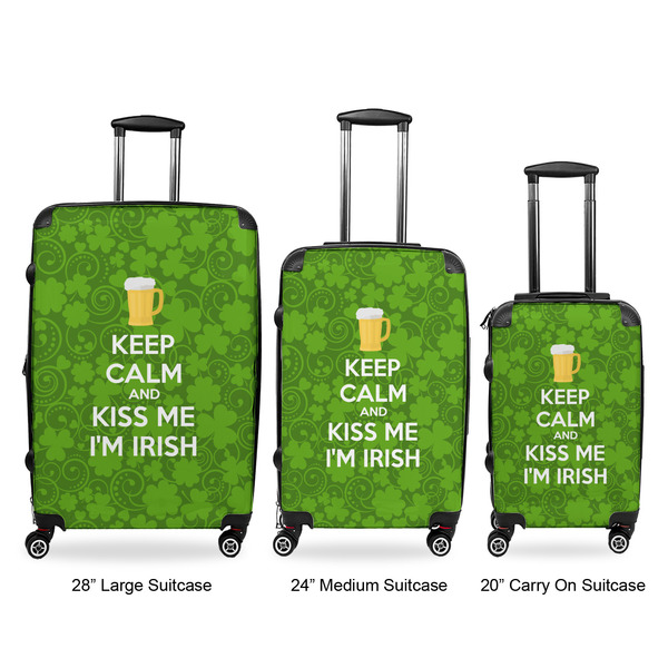 Kiss Me I'm Irish Suitcase Set 1 - APPROVAL