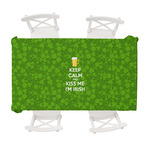Kiss Me I'm Irish Tablecloth - 58"x102" (Personalized)