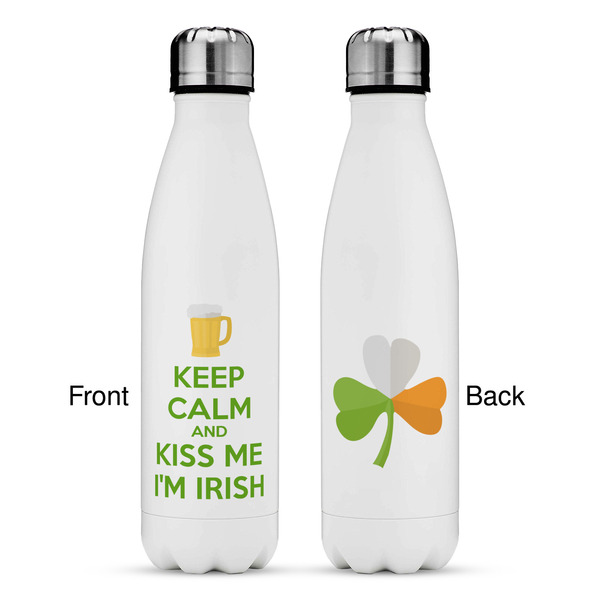 Kiss Me I'm Irish Tapered Water Bottle - Apvl