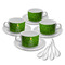 Kiss Me I'm Irish Tea Cup - Set of 4