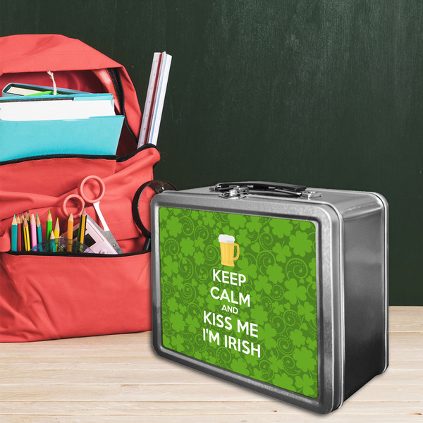 Kiss Me I'm Irish Tin Lunchbox - LIFESTYLE