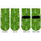 Kiss Me I'm Irish Toddler Ankle Socks - Double Pair - Front and Back - Apvl