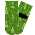 Kiss Me I'm Irish Toddler Ankle Socks (Personalized)