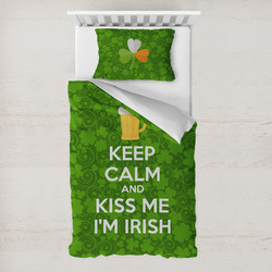 Kiss Me I'm Irish Toddler Bedding Set - With Pillowcase