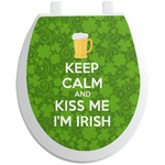 Kiss Me I'm Irish Toilet Seat Decal (Personalized)