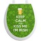 Kiss Me I'm Irish Toilet Seat Decal (Personalized)