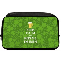 Kiss Me I'm Irish Toiletry Bag / Dopp Kit (Personalized)