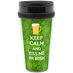Kiss Me I'm Irish Acrylic Travel Mug without Handle (Personalized)