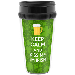 Kiss Me I'm Irish Acrylic Travel Mug without Handle (Personalized)