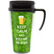 Kiss Me I'm Irish Acrylic Travel Mug with Handle (Personalized)