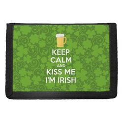 Kiss Me I'm Irish Trifold Wallet (Personalized)