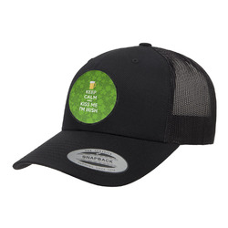 Kiss Me I'm Irish Trucker Hat - Black