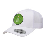 Kiss Me I'm Irish Trucker Hat - White