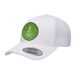 Kiss Me I'm Irish Trucker Hat - White