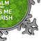 Kiss Me I'm Irish Vintage Snowflake - Detail