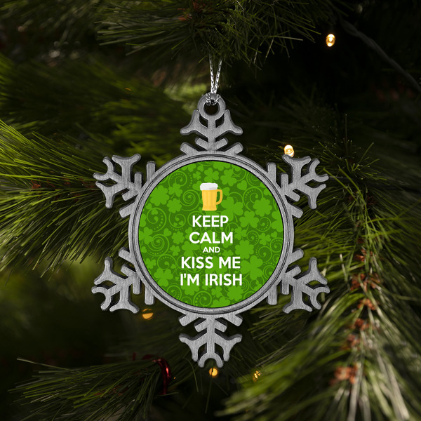 Kiss Me I'm Irish Vintage Snowflake - (LIFESTYLE)