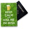 Kiss Me I'm Irish Vinyl Passport Holder (Personalized)