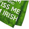 Kiss Me I'm Irish Waffle Weave Towel - Closeup of Material Image