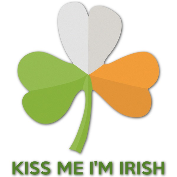Custom Kiss Me I'm Irish Graphic Decal - Large (Personalized)