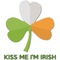 Kiss Me I'm Irish Wall Graphic Decal